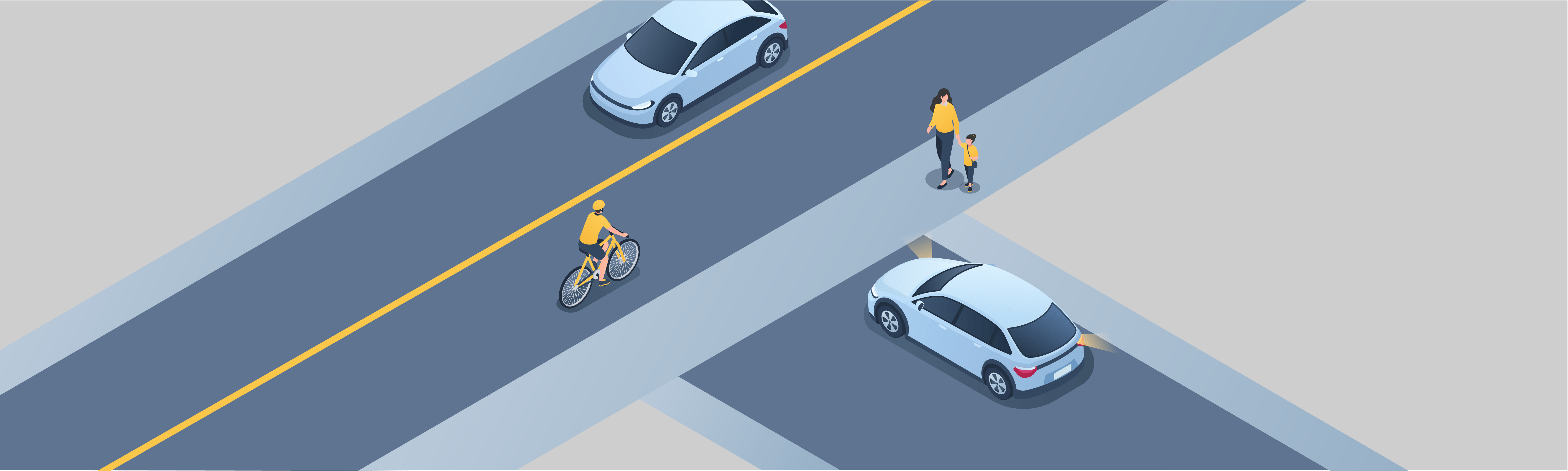 Intersections - Lorsque vous entrez sur la route à partir d’une route privée ou d’une allée, à qui devez-vous céder le passage ?