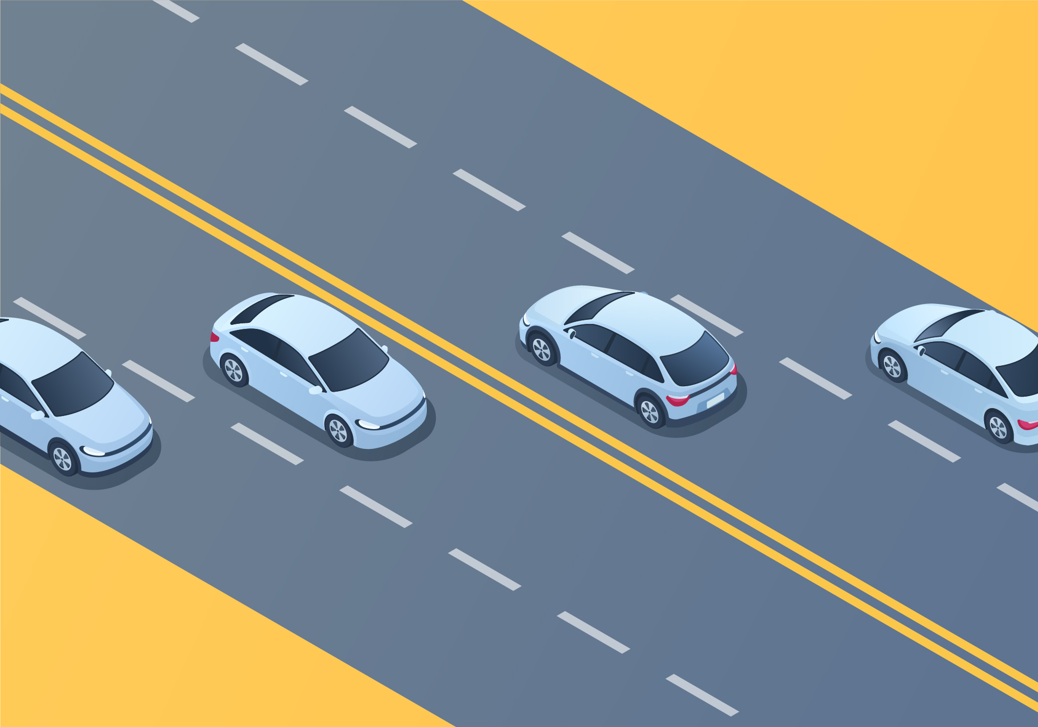 What does the white broken line in the picture do? - What does the white broken line in the picture do?