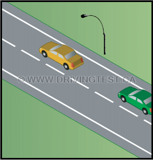 Test 3 - Quel intervalle de temps doit-il y avoir entre votre véhicule et le véhicule devant vous pour atteindre un point de contrôle ?