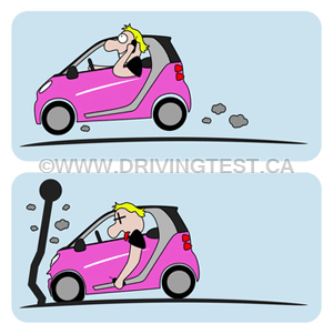 Test 1 - What amount of accidents are caused by driver inattention and distraction?