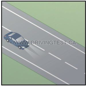 Test 1 - Que devez-vous faire lorsque vous conduisez sous la pluie, la neige ou le brouillard ?