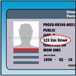 Test 1 - How quickly must you inform SGI of changes in writing to your name or address on your driver's license?